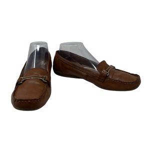 Naturalizer‎ Shoes Womens Size 9.5 Casual Slip On Loafer Brown Leather